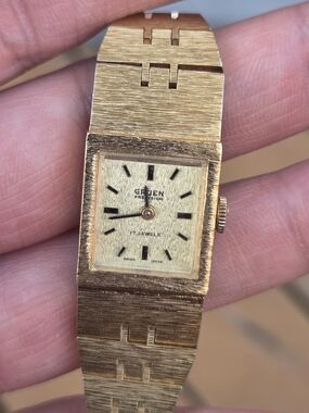 Gruen Precision Gold-Tone Women's Dress Watch